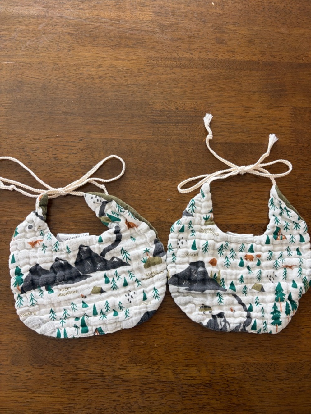 Clementine kids bibs - set of two